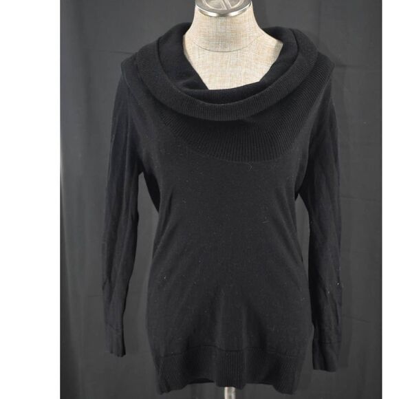 Theory Sweaters - Theory Black Wool Cowl Neck Sweater - S